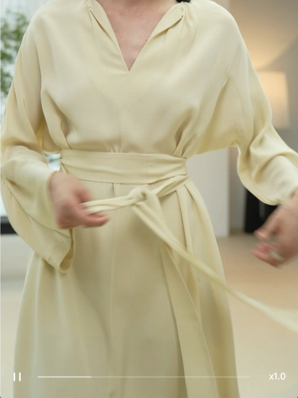 30 momme Silk Belted Dress - Picture 13 of 16